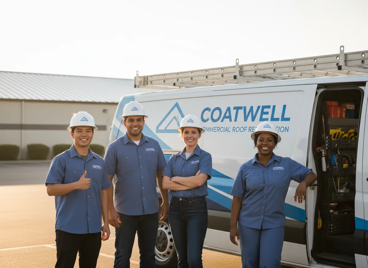 Commercial roof coating company in Willard, NY